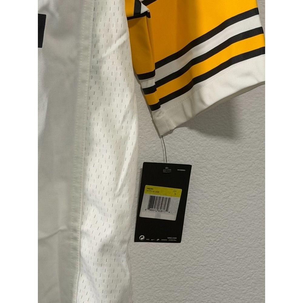 NWT Antonio Brown #84 Pittsburgh Steelers Nike On Field Jersey Men's S White - Picture 5 of 15